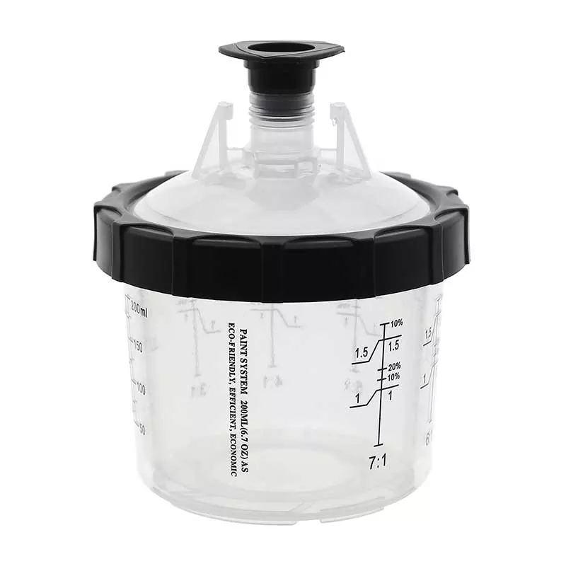 Hur förvandlar 200ML disposable Paint Cup System 1.0 effektiviteten för bil- och industrisprutmålning?